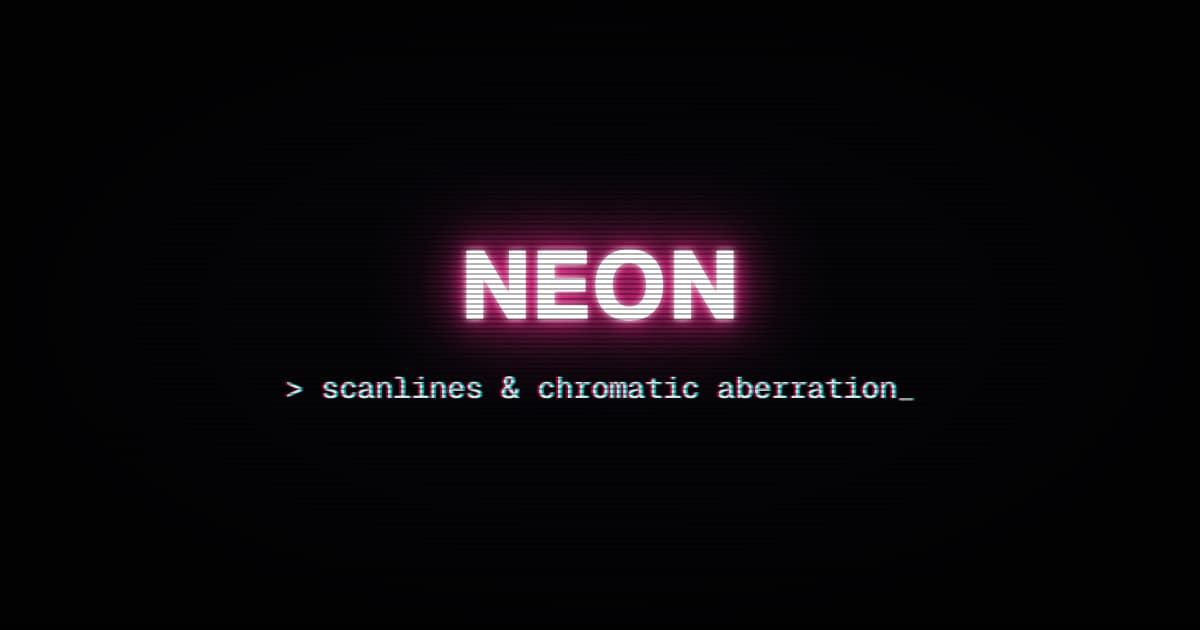 Neon CRT